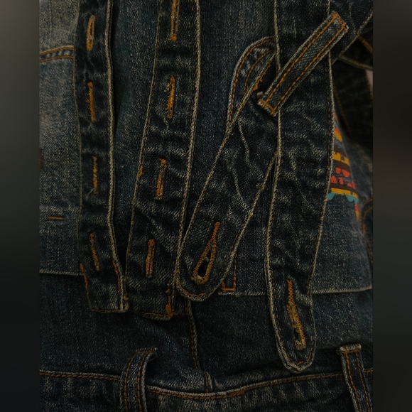 1990s Real Vintage piece Suspender Mini Skirt By Banana Chippy A Jolly Monkey - Picture 12 of 16